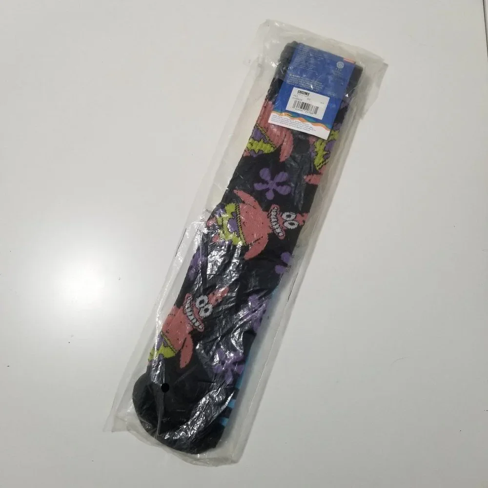 NWT Nickelodeon Sponge Bob Square Pants 2-Pairs UNISEX Casual Crew Socks Size 6-